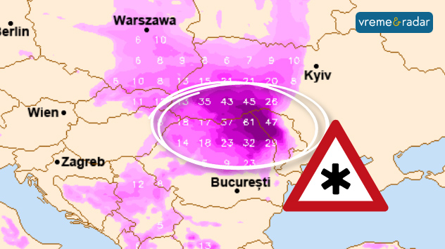 Zimska oluja u Rumuniji