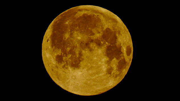 Detailaufnahme vom Mond