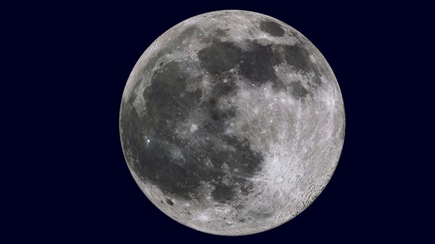 Mondoberfläche mit Details