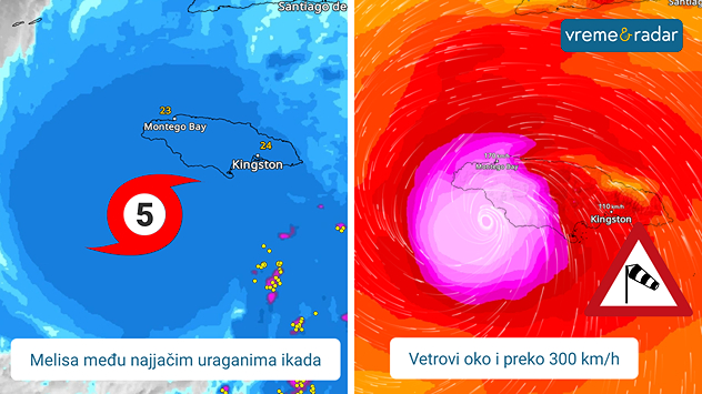 Uragan Melisa na Jamajci