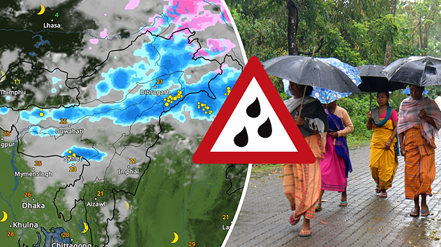 Pre-monsoon activity has picked up pace across Northeast India, bringing heavy rainfall and thunderstorms.