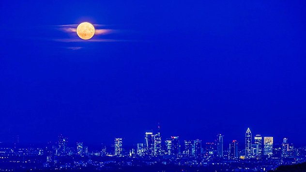 © Bernd Schmirgrund via WetterMelder Deutschland Vollmond Supermond