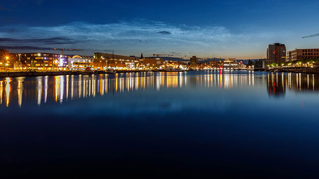 Das Spektakel ist an der Ostseeküste länger zu beobachten.