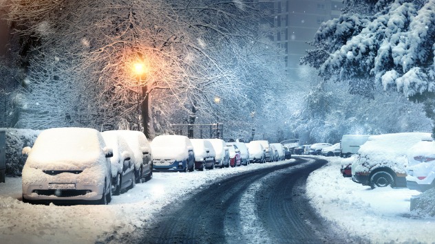 L'hiver prendre ses quartiers. Image d'illustration