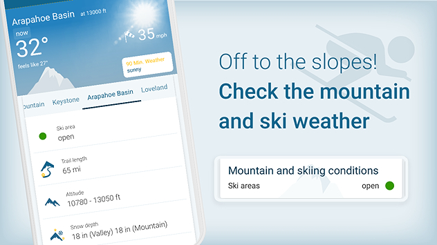 Mountain & ski conditions on the app
