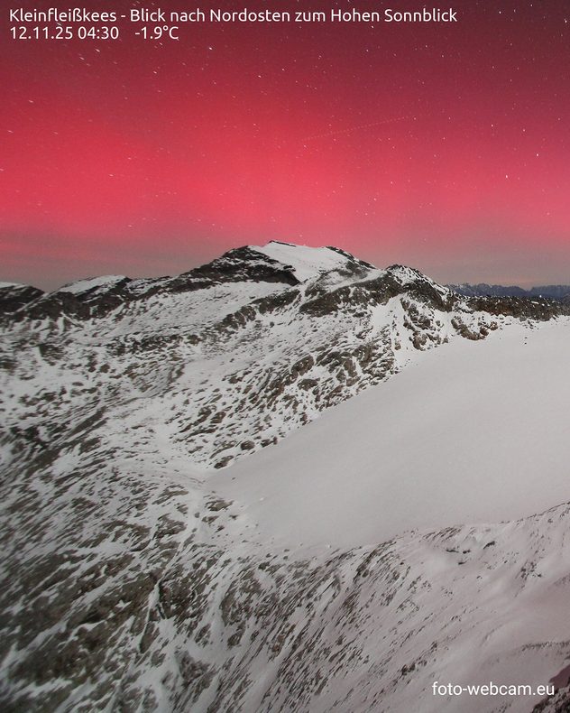 Northern lights in Austria