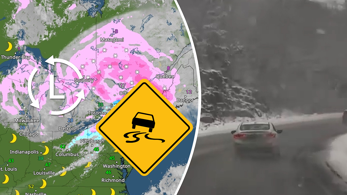 Snowy roads in New Hampshire – Weather News