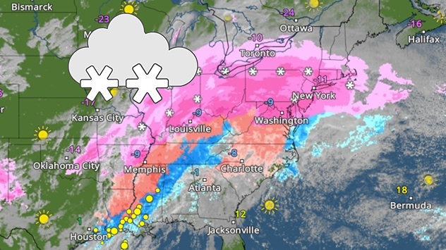 Una fuerte tormenta invernal ha paralizado gran parte de Estados Unidos y más de la mitad de la población se ha visto afectada.