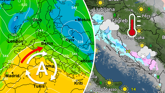 Pred nama toplije vrijeme. Ne i suho?