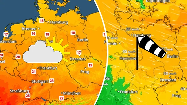 Im Nordosten startet die Woche noch windig und nur im Südwesten schon sommerlich warm.