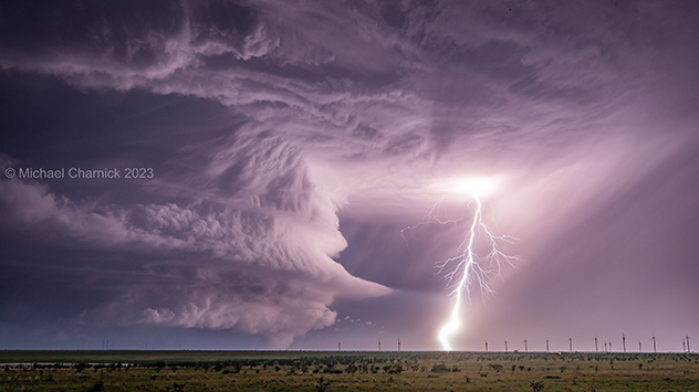 Superzelle in New Mexico