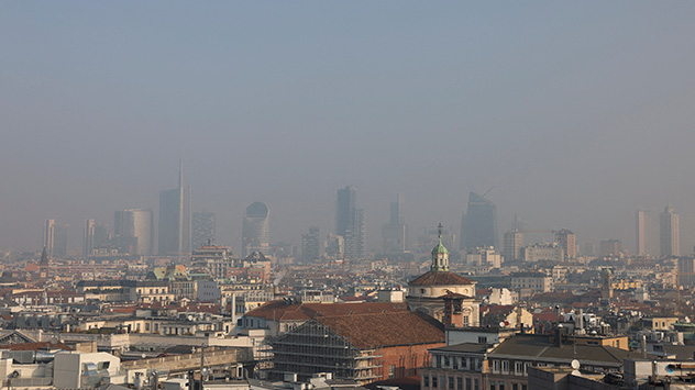 Smog in Mailand