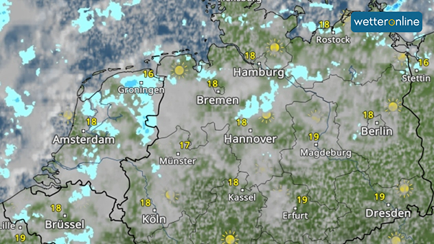 WetterRadar Nordwesten