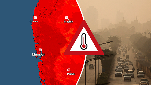 Heat in Mumbai on the rise. Temperatures touching 35 degrees