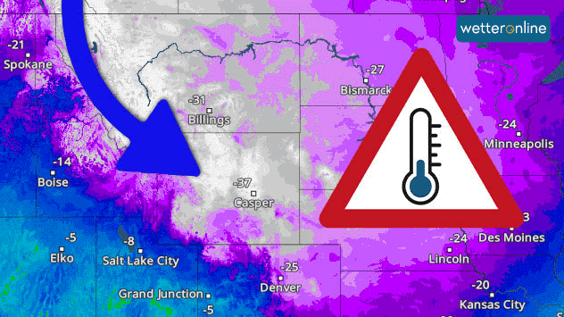 Eisige Luft flutet an den Weihnachtstagen Nordamerika. 