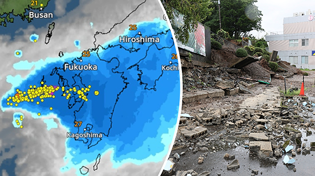 Obilna kiša i klizišta u Japanu