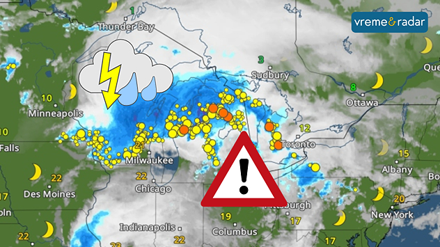 Grmljavinske oluje u SAD