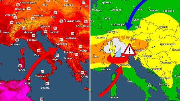Toplo, ali i nestabilno