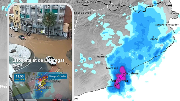 El tiempo otoñal se instaló con fuerza el martes, 29 de septiembre, En Cataluña se registraron lluvias torrenciales, especialmente en el litoral y prelitoral de Barcelona y Girona.&nbsp; Los intensos aguaceros provocaron inundaciones súbitas, contenedores arrastrados y graves problemas de movilidad con más de 1.600 llamadas por incidencias.