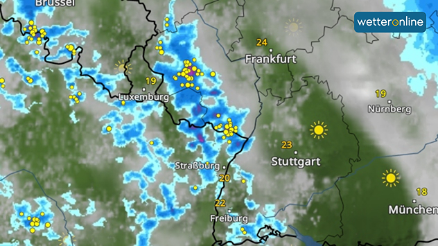 WetterRadar Südwesten