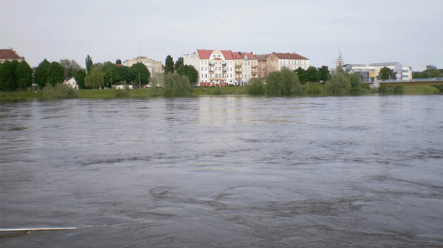 Hochwasser an der Oder