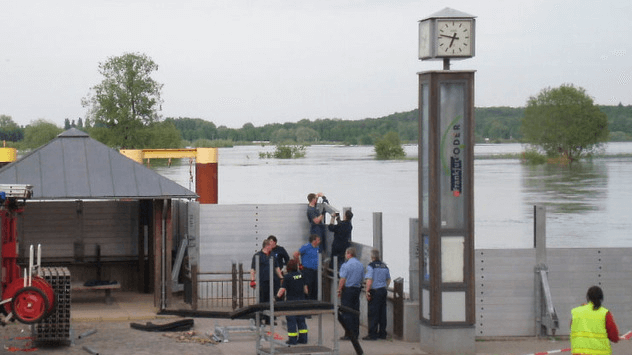 Hochwasser an der Oder