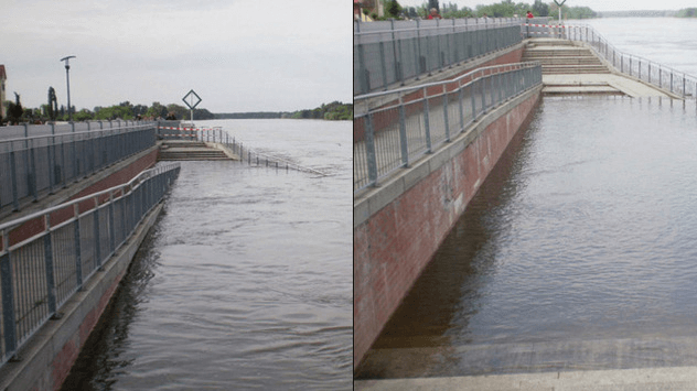 Hochwasser an der Oder
