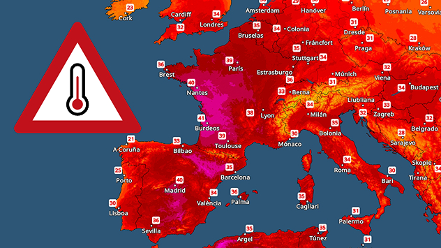 La ola de calor se notará en gran parte de Europa.